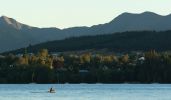 Rowing on Lake Wanaka